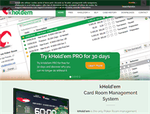 Tablet Screenshot of kholdem.net